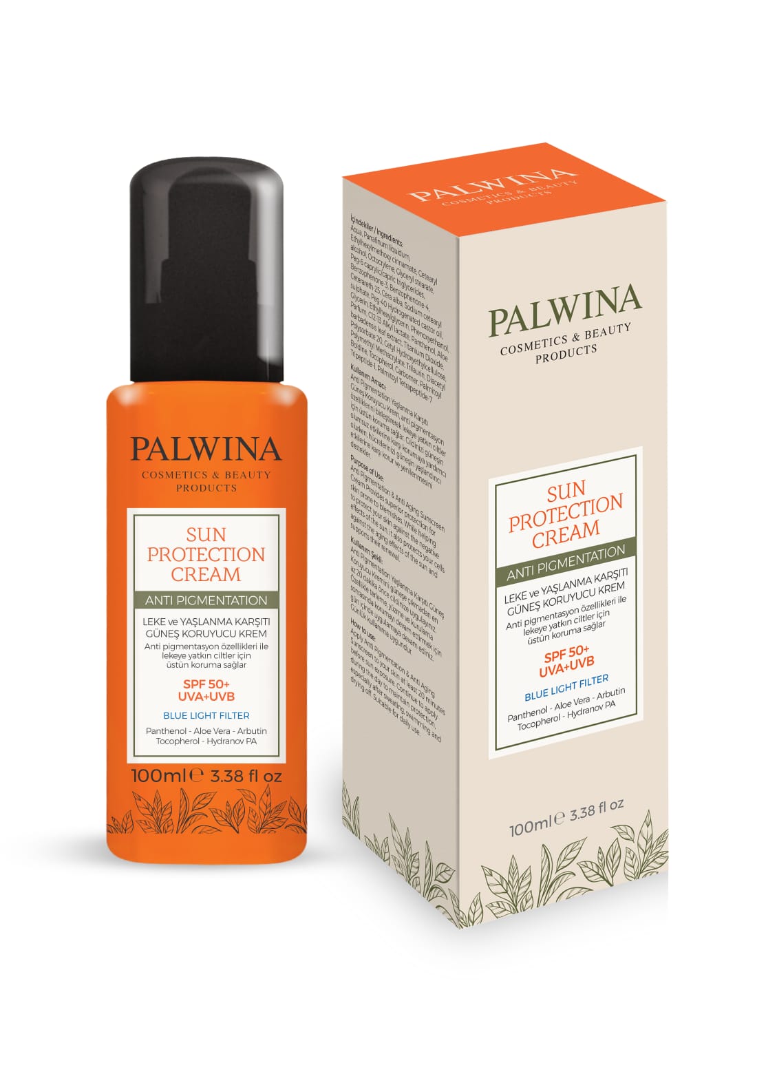 PALWINA Güneş Kremi Anti Pigmentation & Anti-Aging Yoğun Leke Karşıtı SPF 50+ Güneş Koruyucu Krem